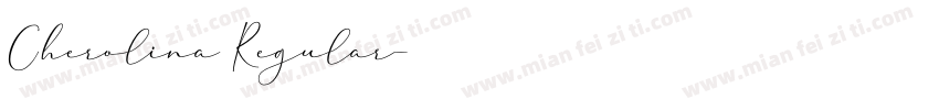 Cherolina Regular字体转换